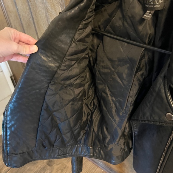 LeatherJacket! TopShop leather jacket. - Picture 5 of 7